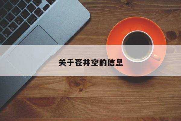 关于苍井空的信息