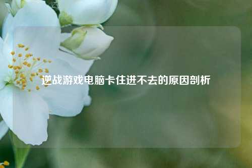 逆战游戏电脑卡住进不去的原因剖析