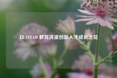 以 STEAM 教育浇灌创新人才成长之花